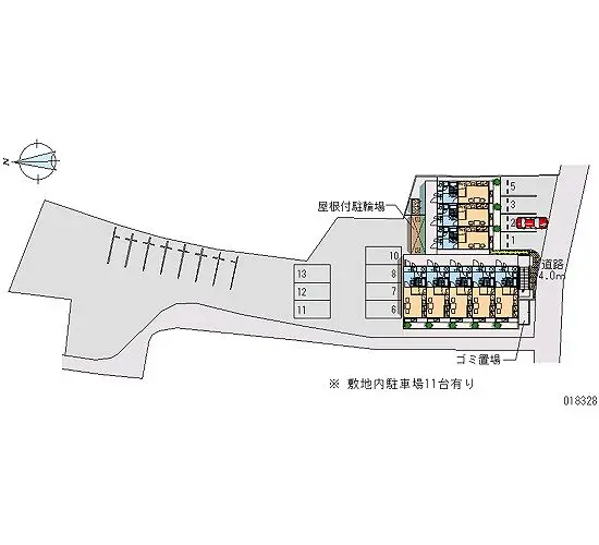 ★手数料０円★岡山市南区新保 月極駐車場